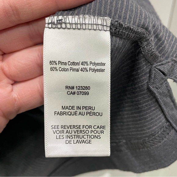 Travis Mathew Grey Prima Cotton Short Sleeve Polo - Picture 6 of 7